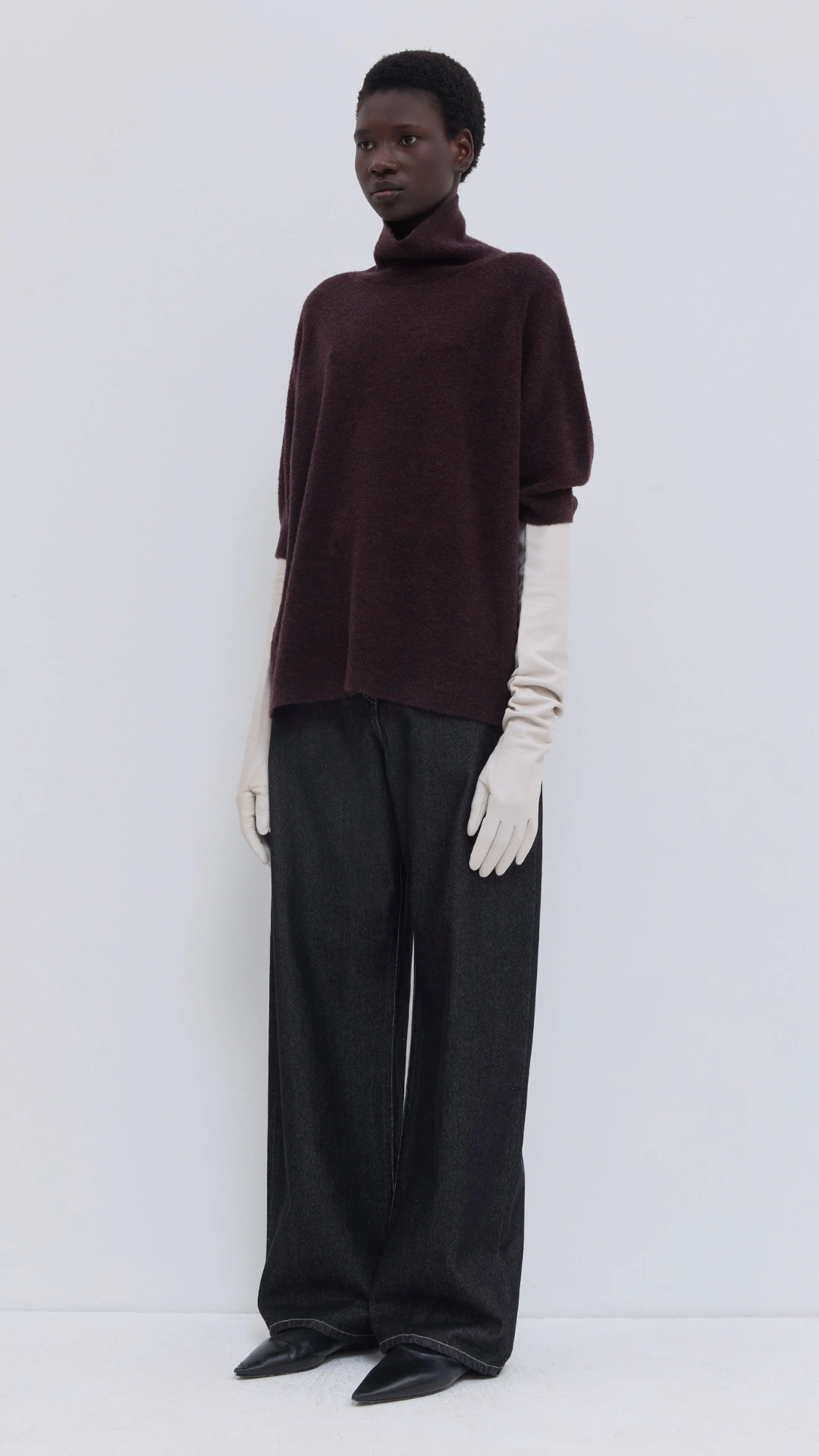 Christian Wijnants Kaluhu Sweater in Deep Plum