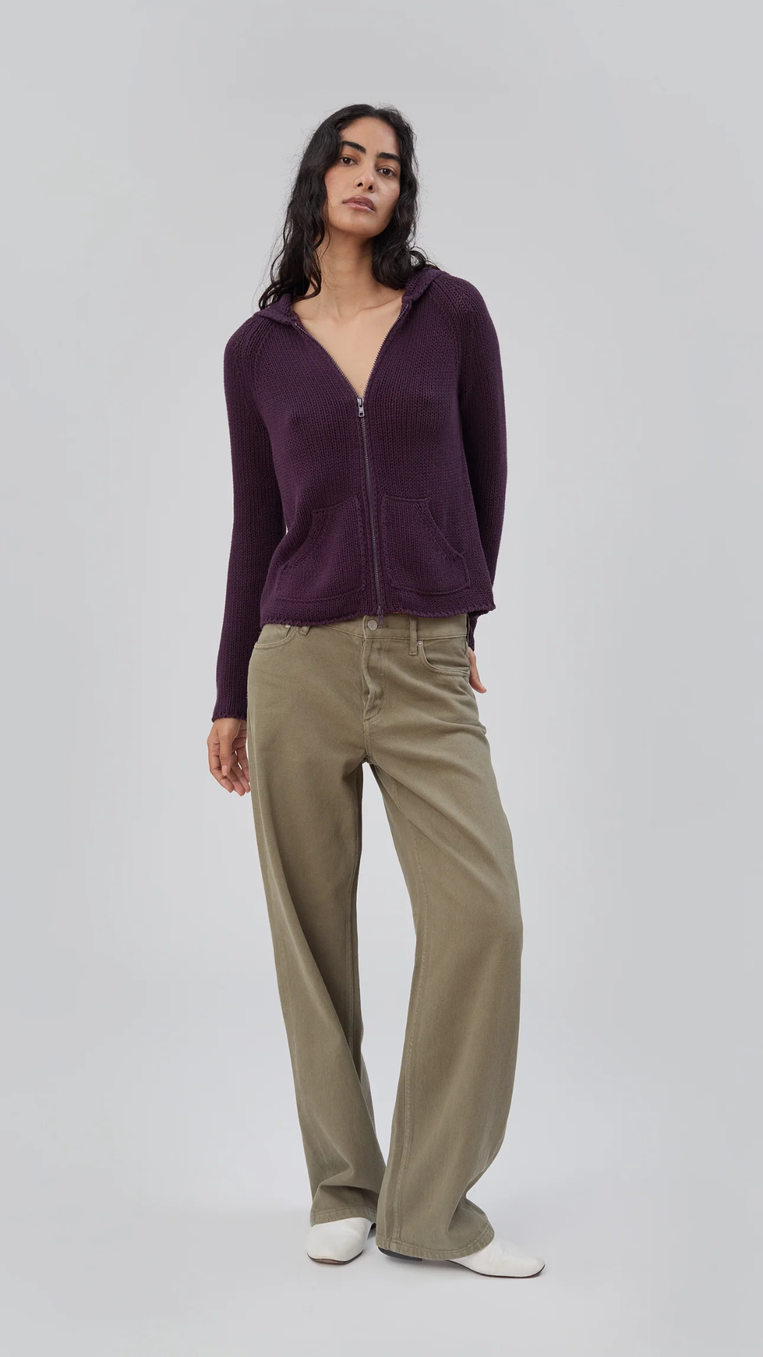 Still Here Everyday Jean in Army Green