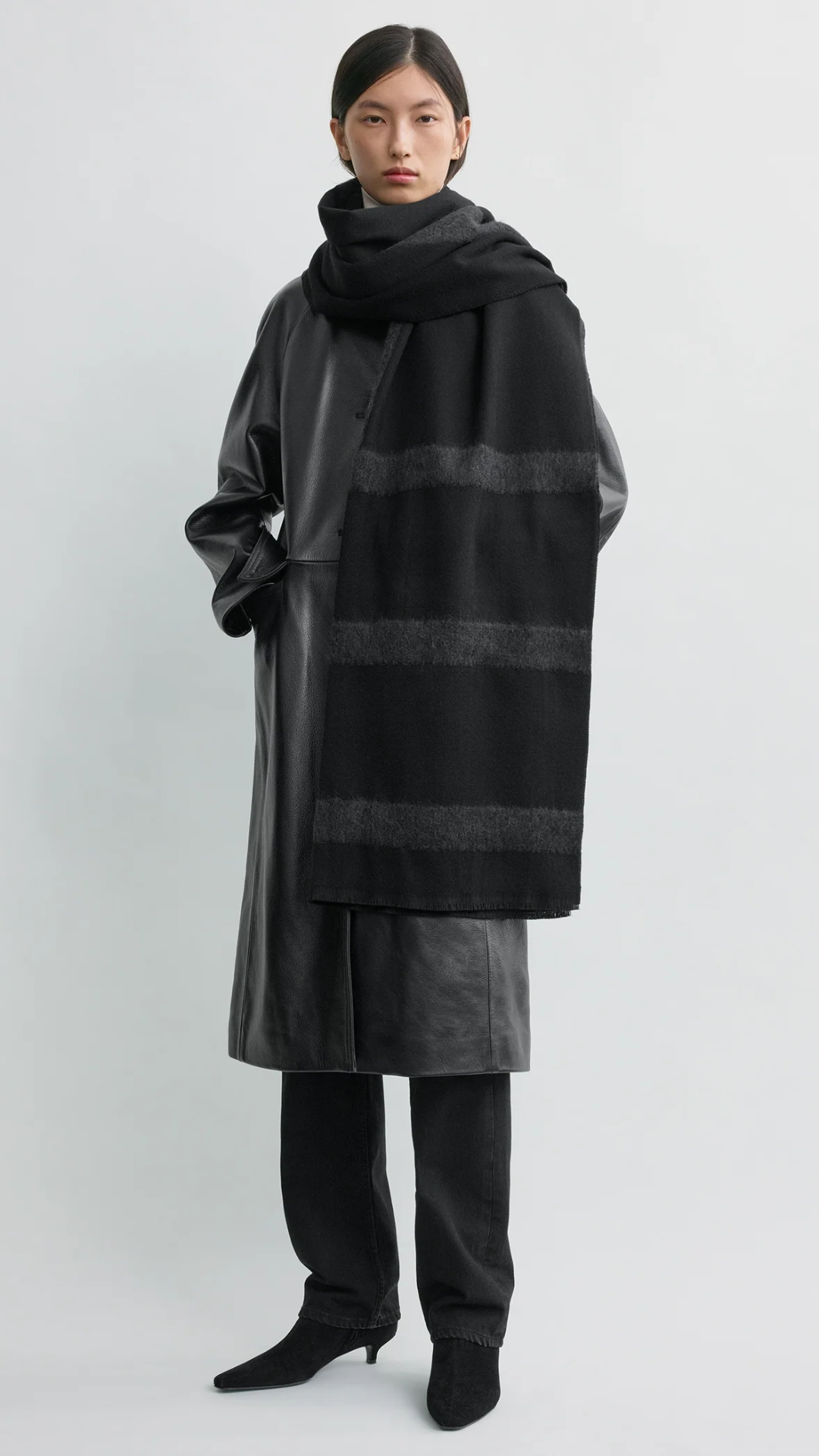 Toteme Monogram Twill Scarf