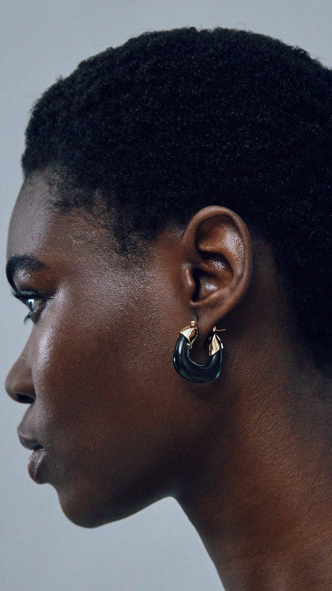 Lizzie Fortunato Mini Organic Hoops in Forest
