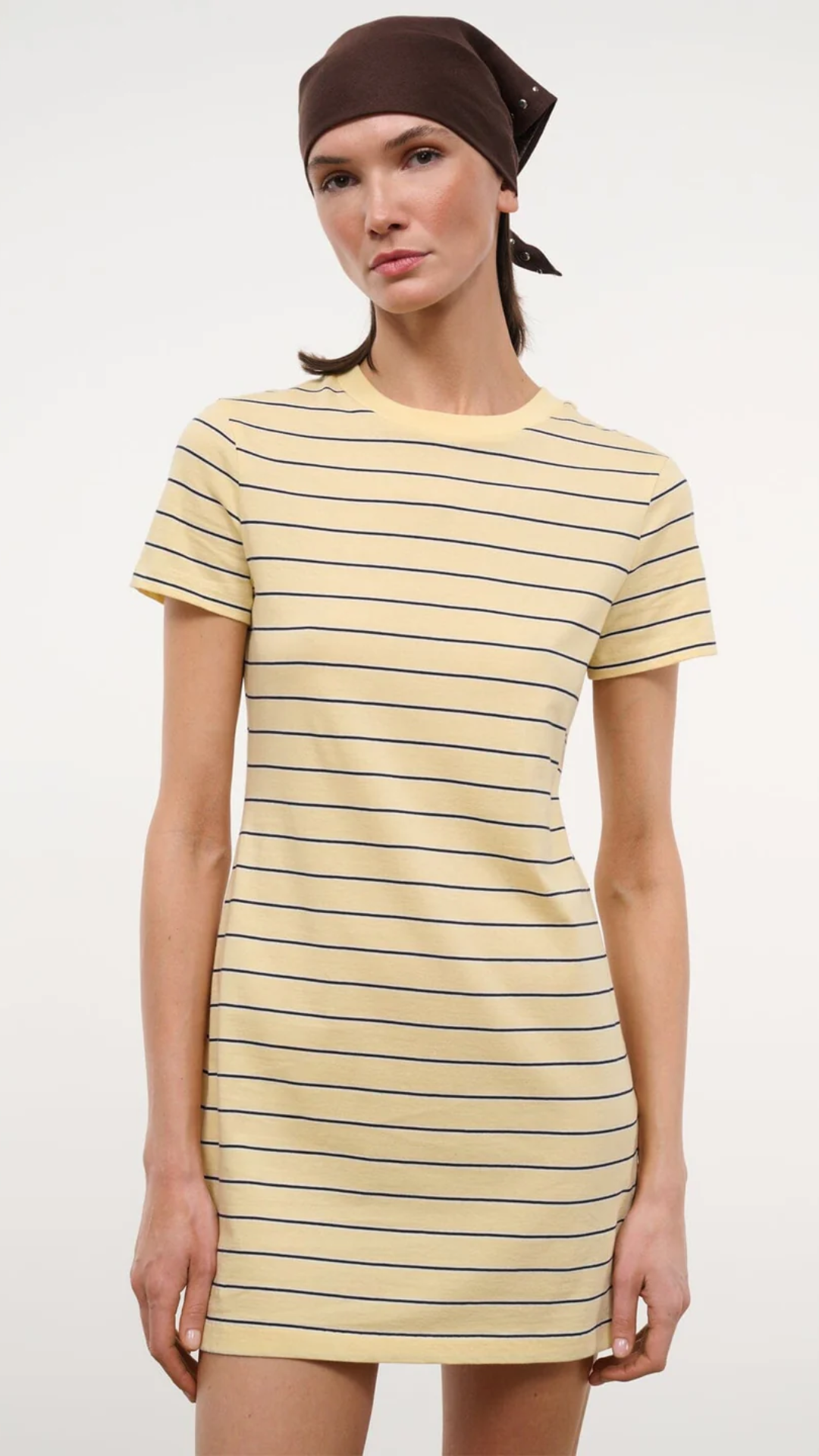 Staud Wade Dress in Monday Stripe