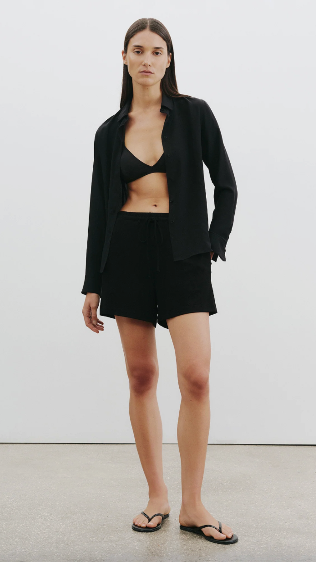Nili Lotan Frances Short in Black