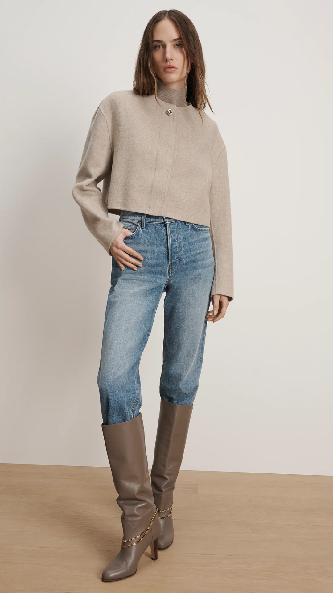 Veronica Beard Philips Jacket in Oatmeal