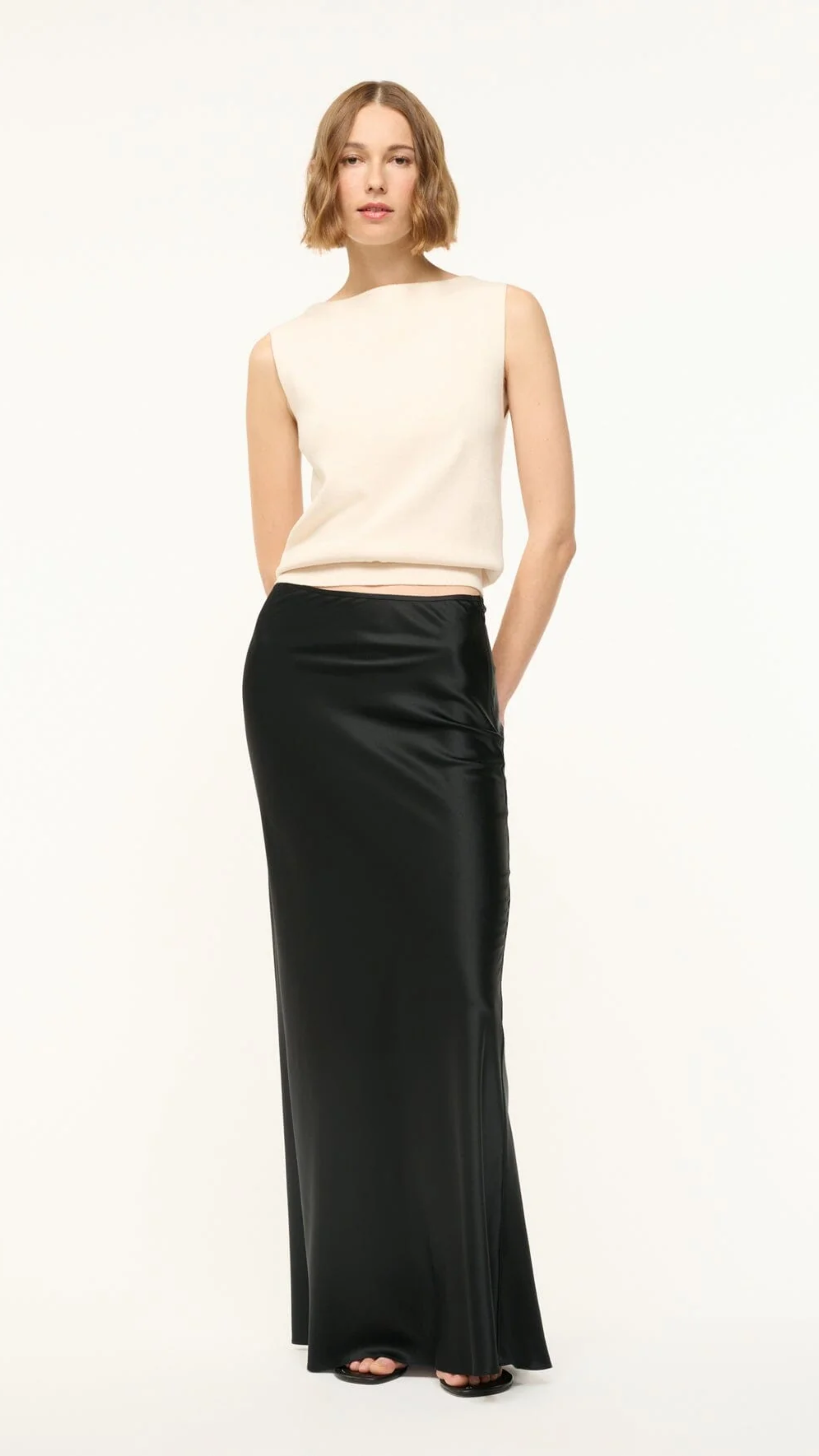 Staud Rocki Sweater in Ecru