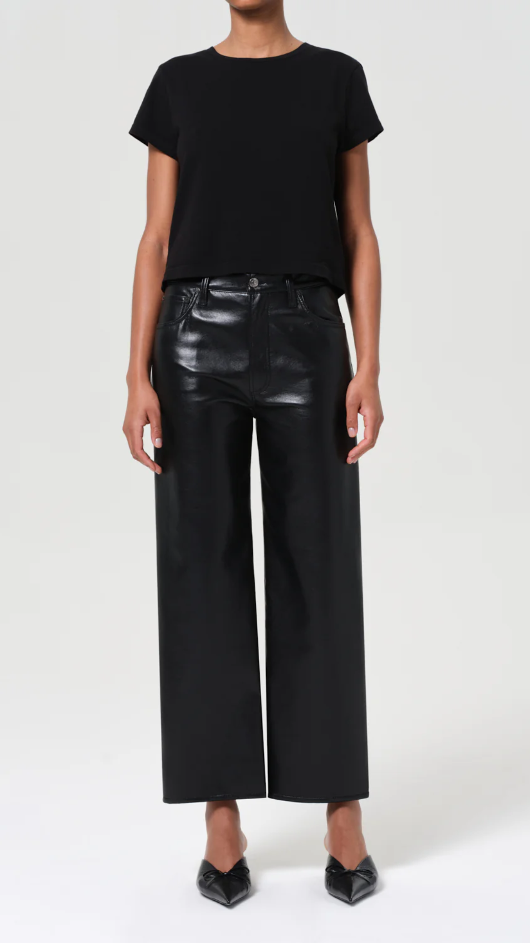 Agolde Ren Jean (Recycled Leather) in Detox