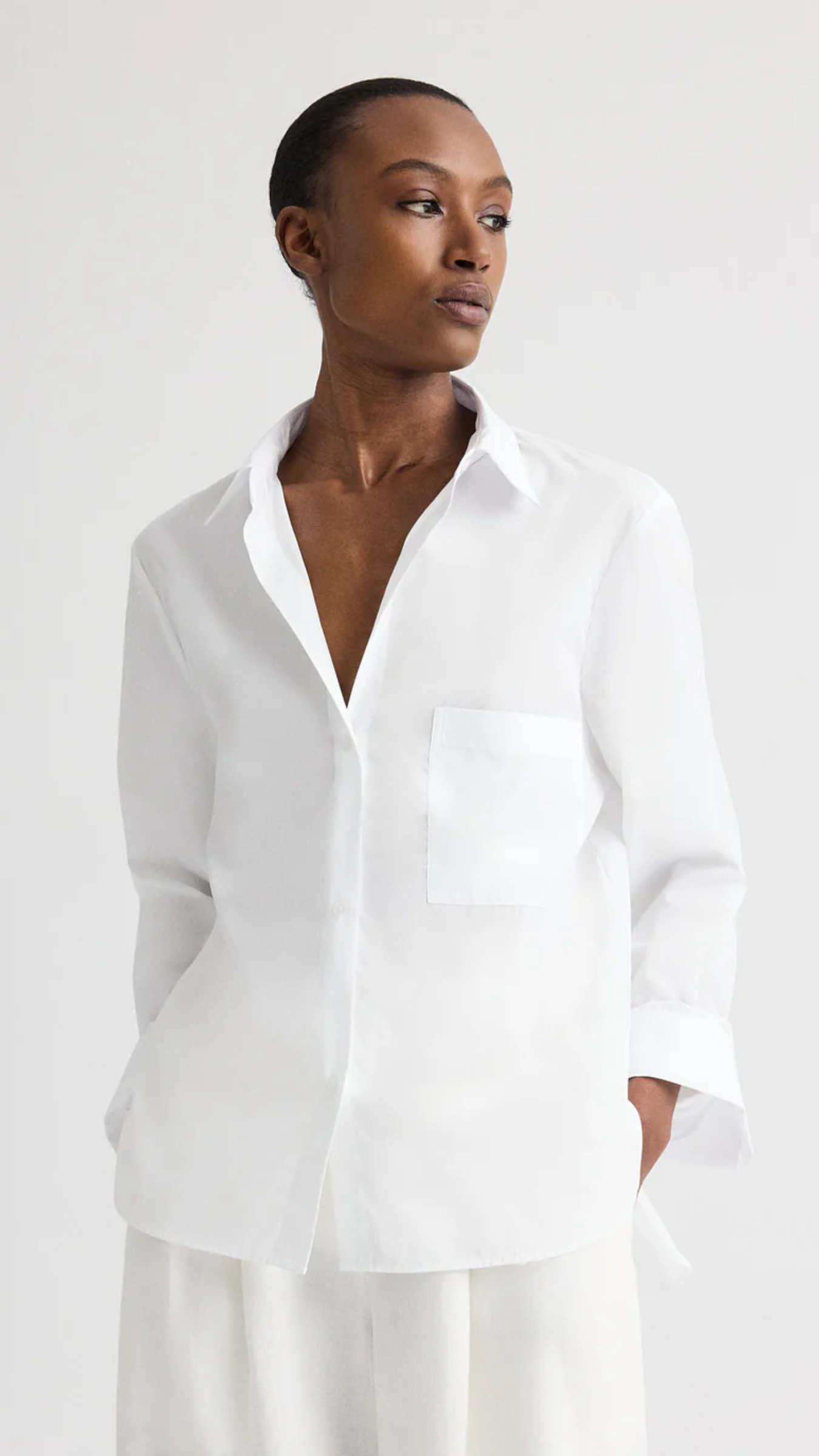 TWP Next Morning Shirt in White