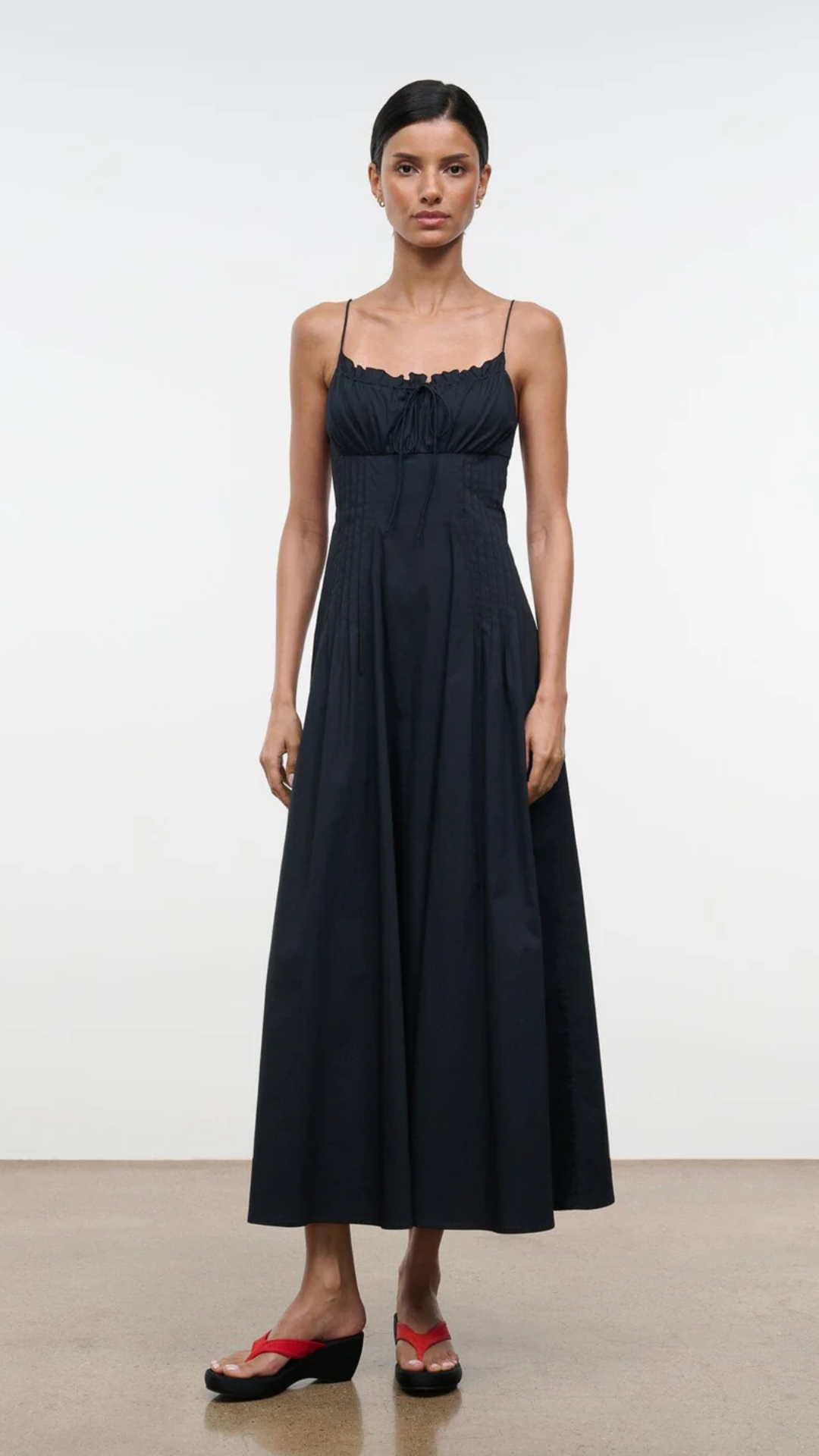 Staud Margi Dress in Black