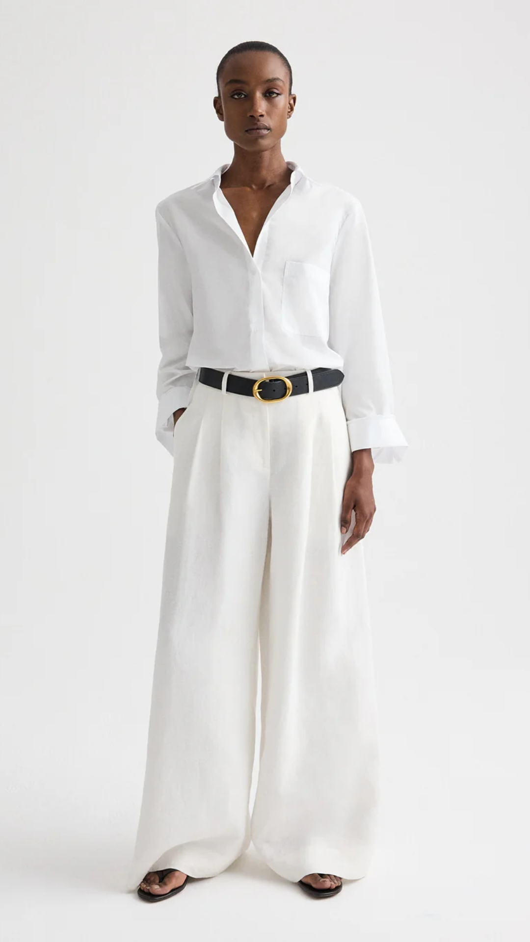 TWP Next Morning Top in White