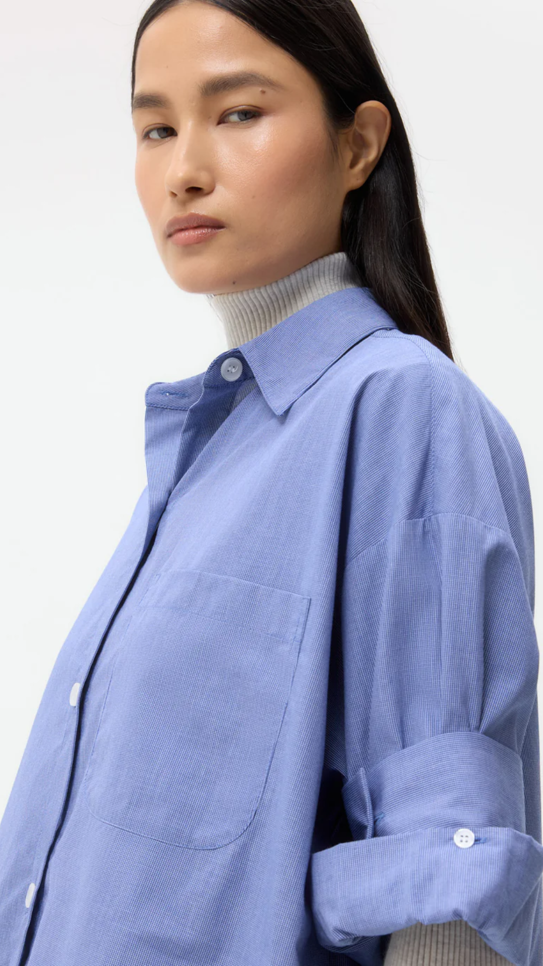 TWP Next Ex Top in White/Navy