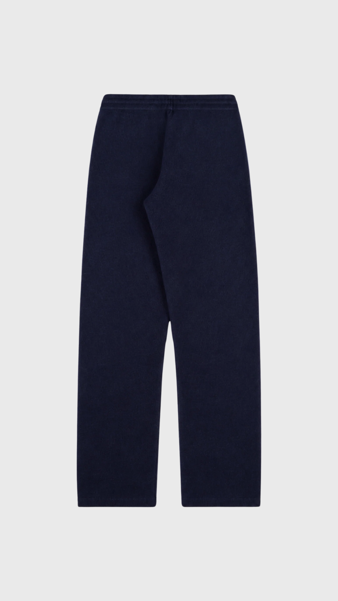 Sporty & Rich Ivana S Logo Cashmere Trousers in Dark Navy
