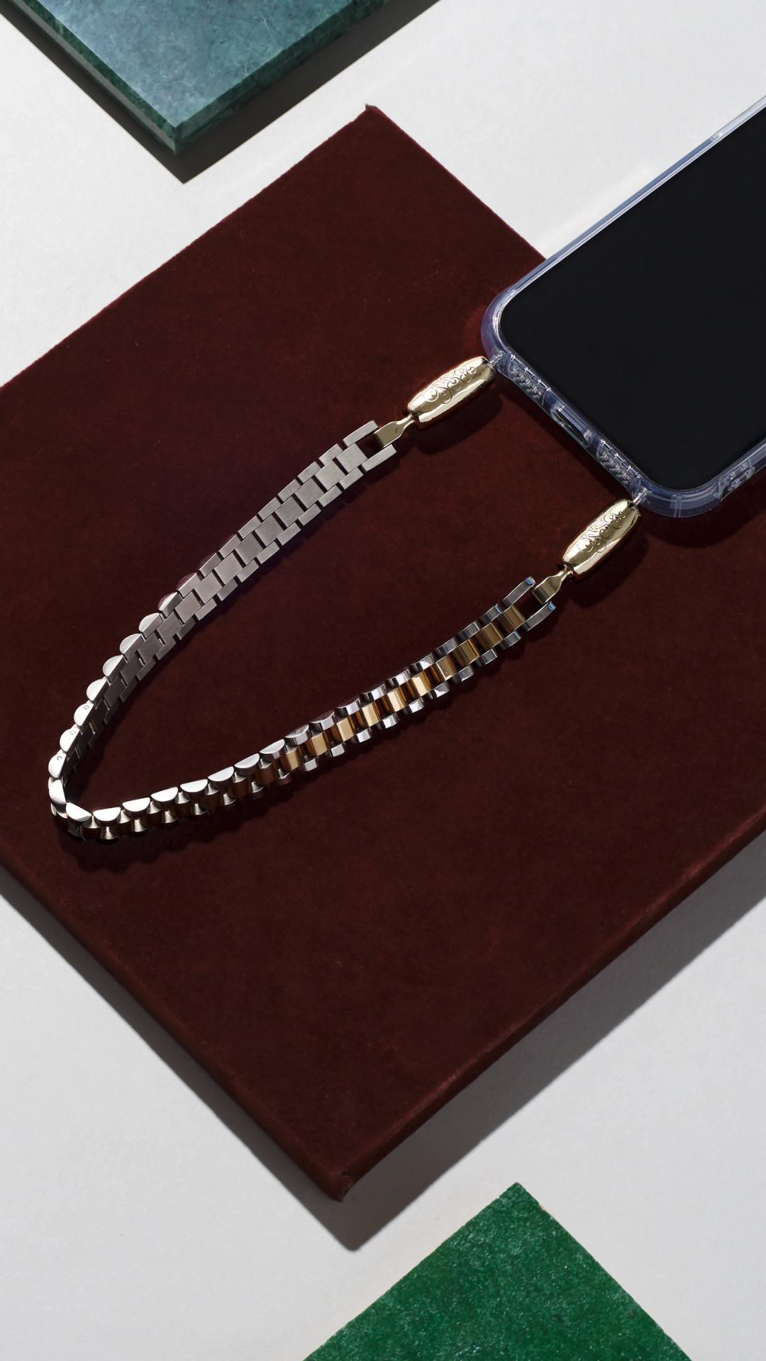 Ossa Jubilee Watchband Wristlet in Gold/Rhodium