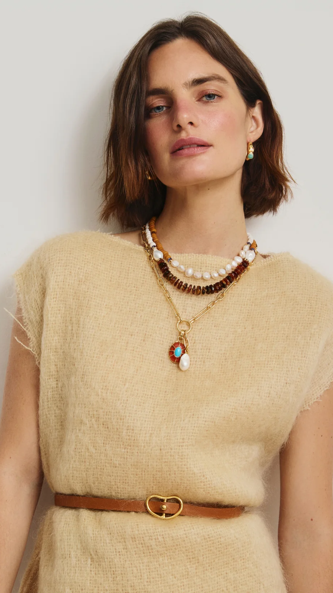Lizzie Fortunato Neroli Charm Necklace in Multi
