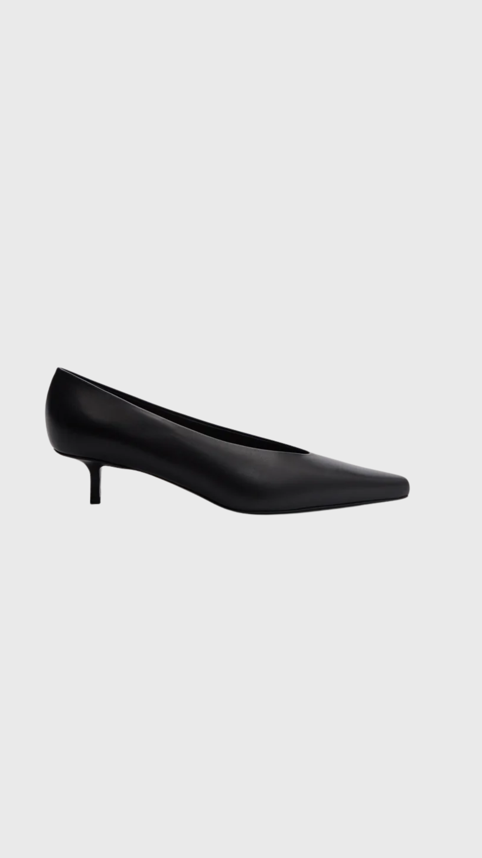 Loulou de Saison Aalani Kitten Heel in Black