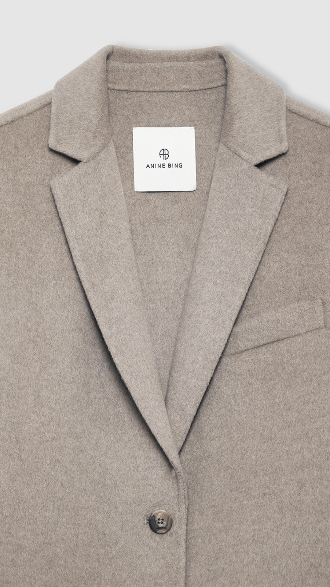 Anine Bing Quinn Blazer in Beige