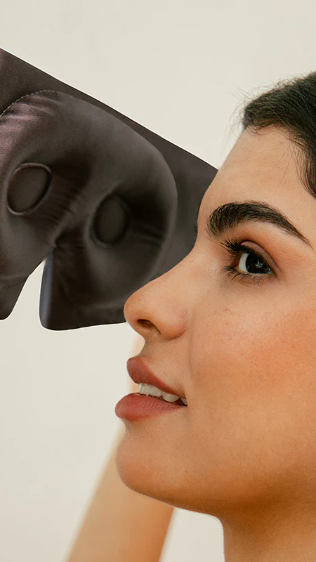 Drowsy Eyelash Protecting Sleep Mask in Moonlight Shadow