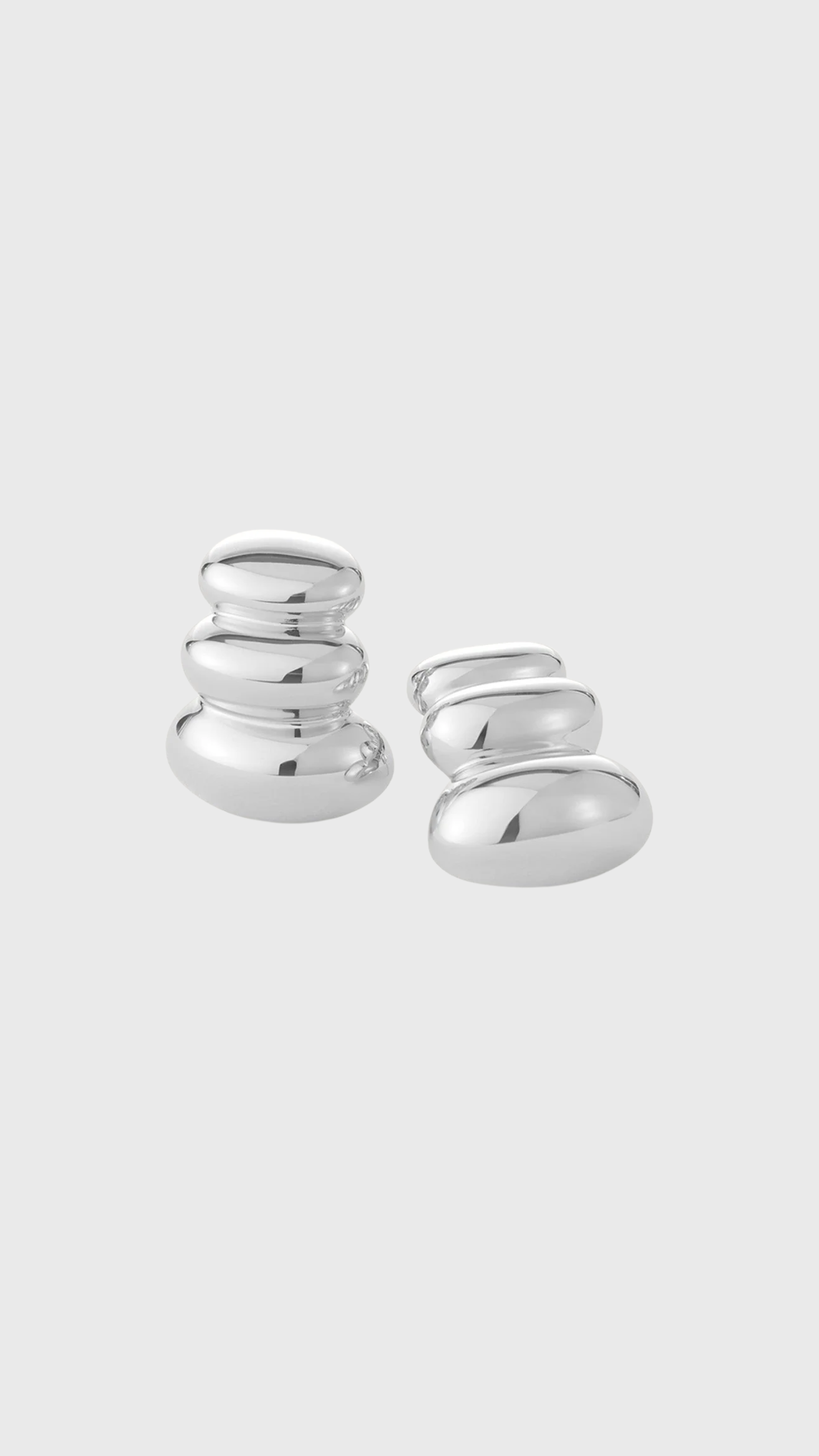 Jenny Bird Non-stop Earrings in Silver