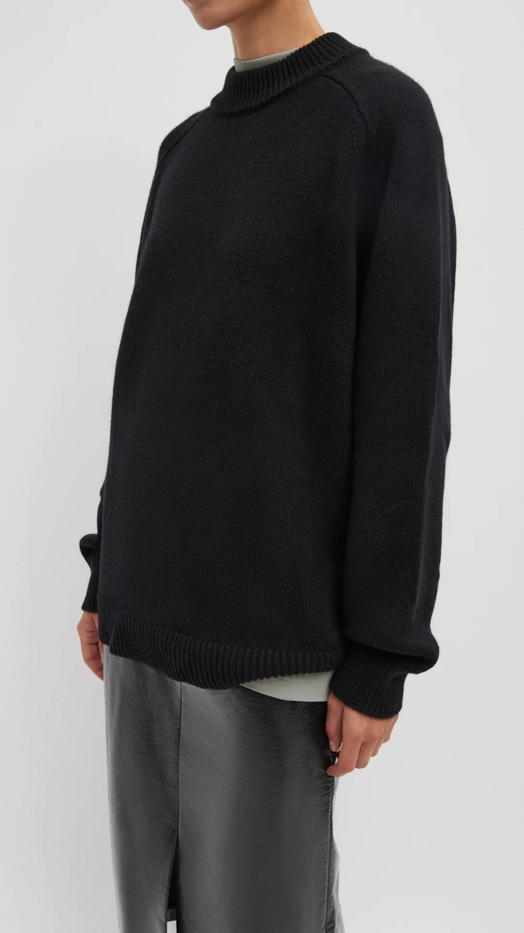 Tibi Oversized Crewneck Pullover