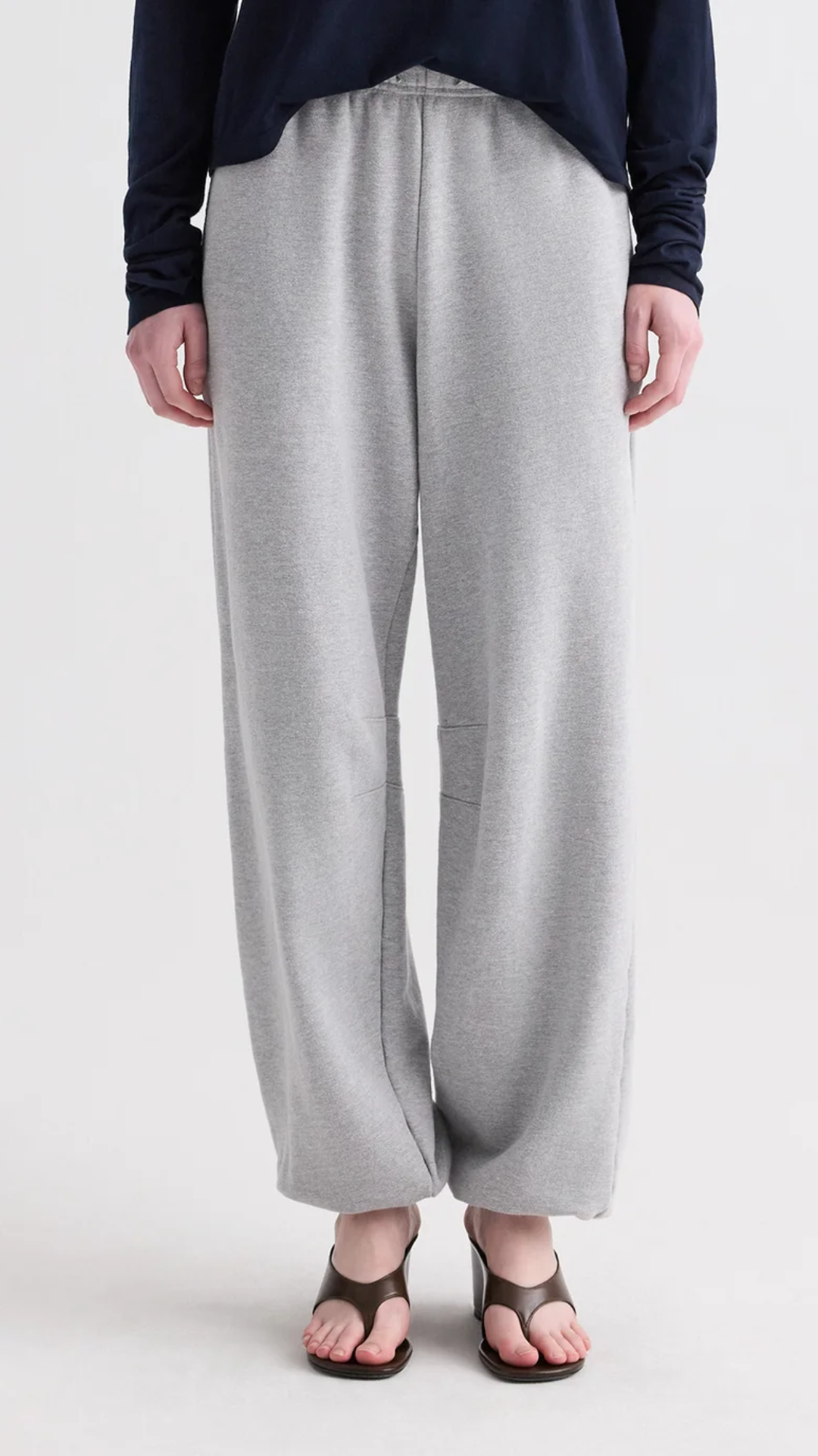 TWP Jetties Jogger in Light Heather Grey