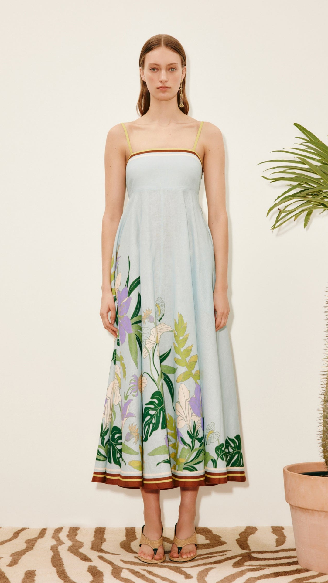 Alemais Alfie Sundress in Ice Blue