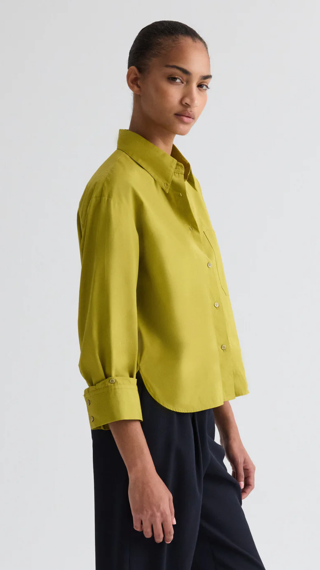 TWP J.D. Shirt in Avocado Oil