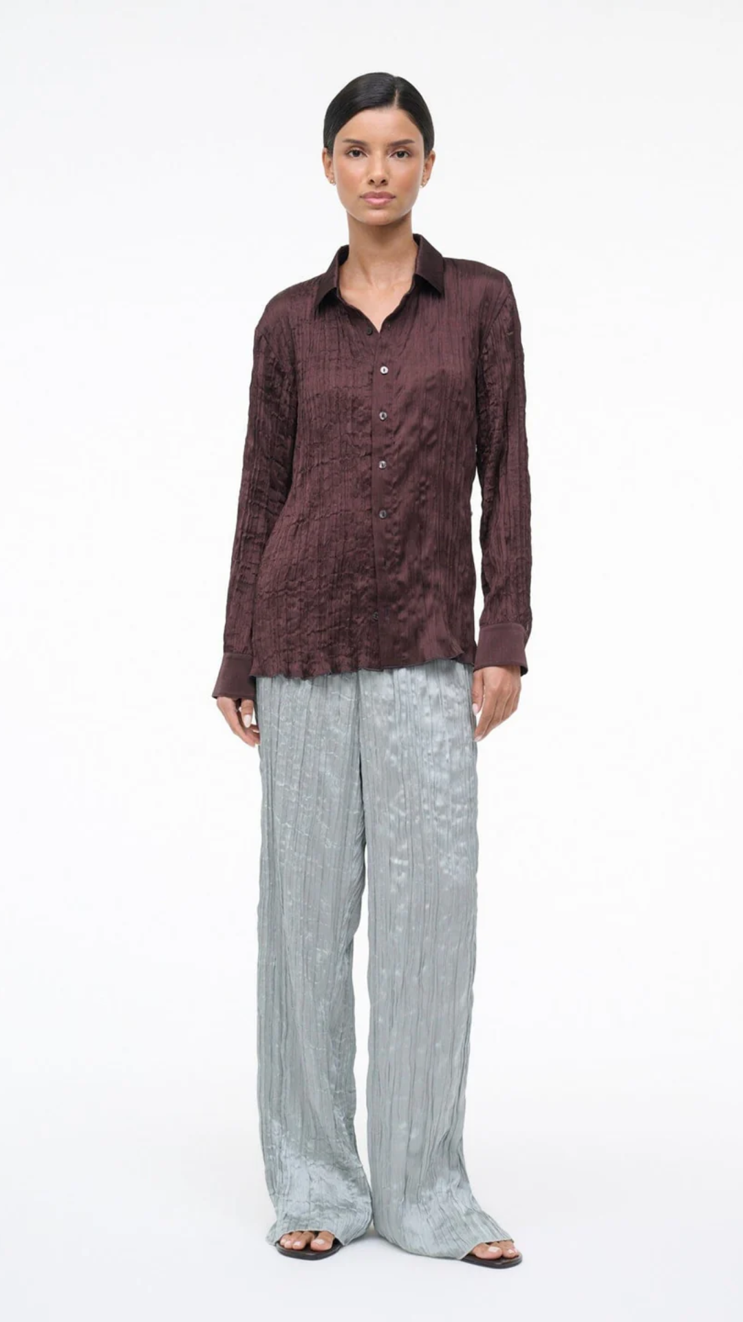 Staud Suki Shirt in Earth