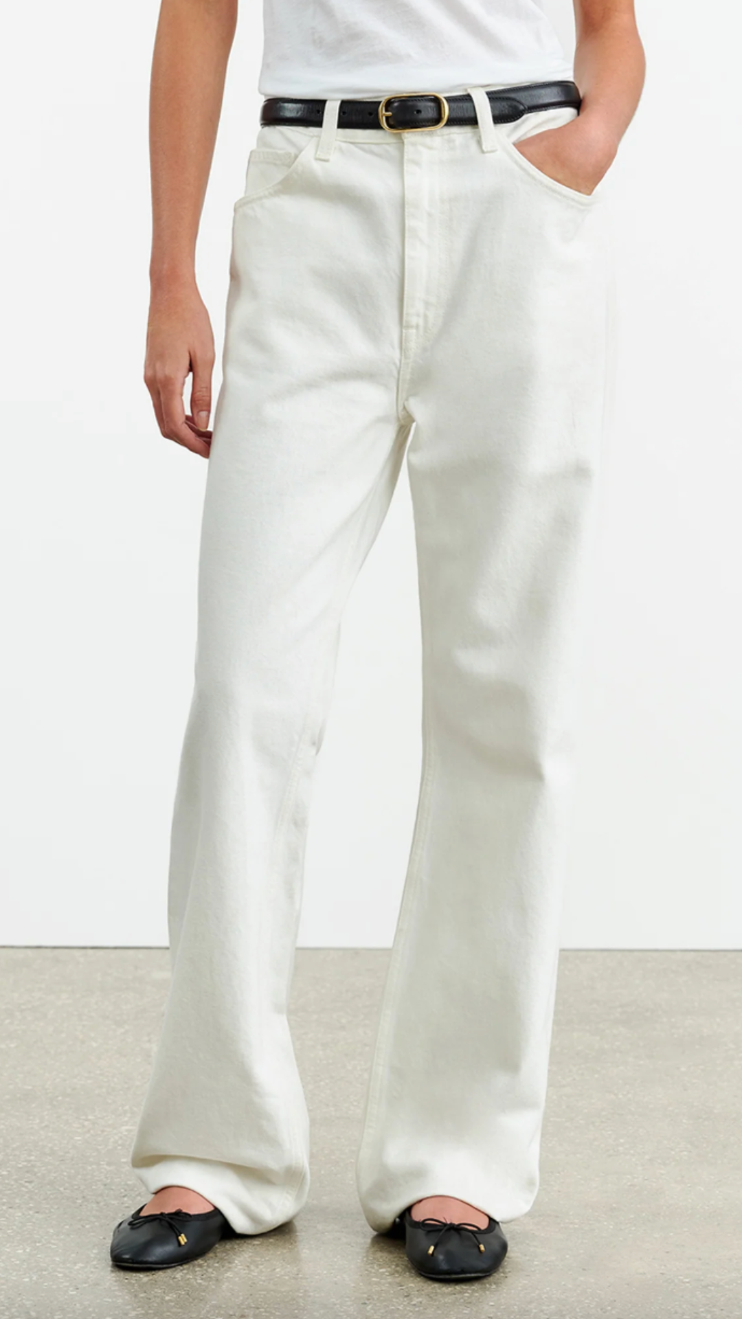 Nili Lotan Mitchell Jean in Cream