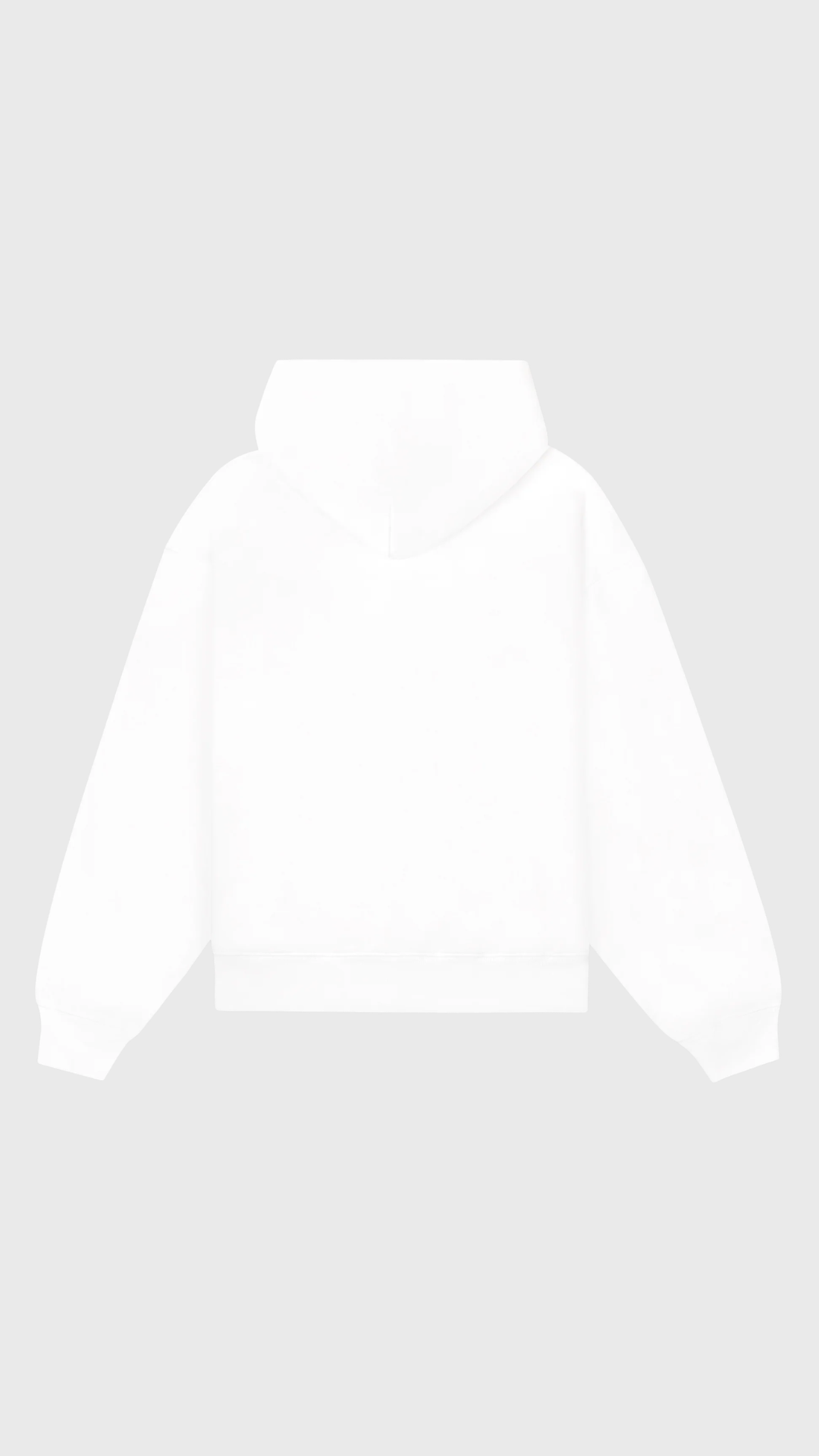 Sporty & Rich Signature Logo Embroidered Zip Hoodie in White/Navy