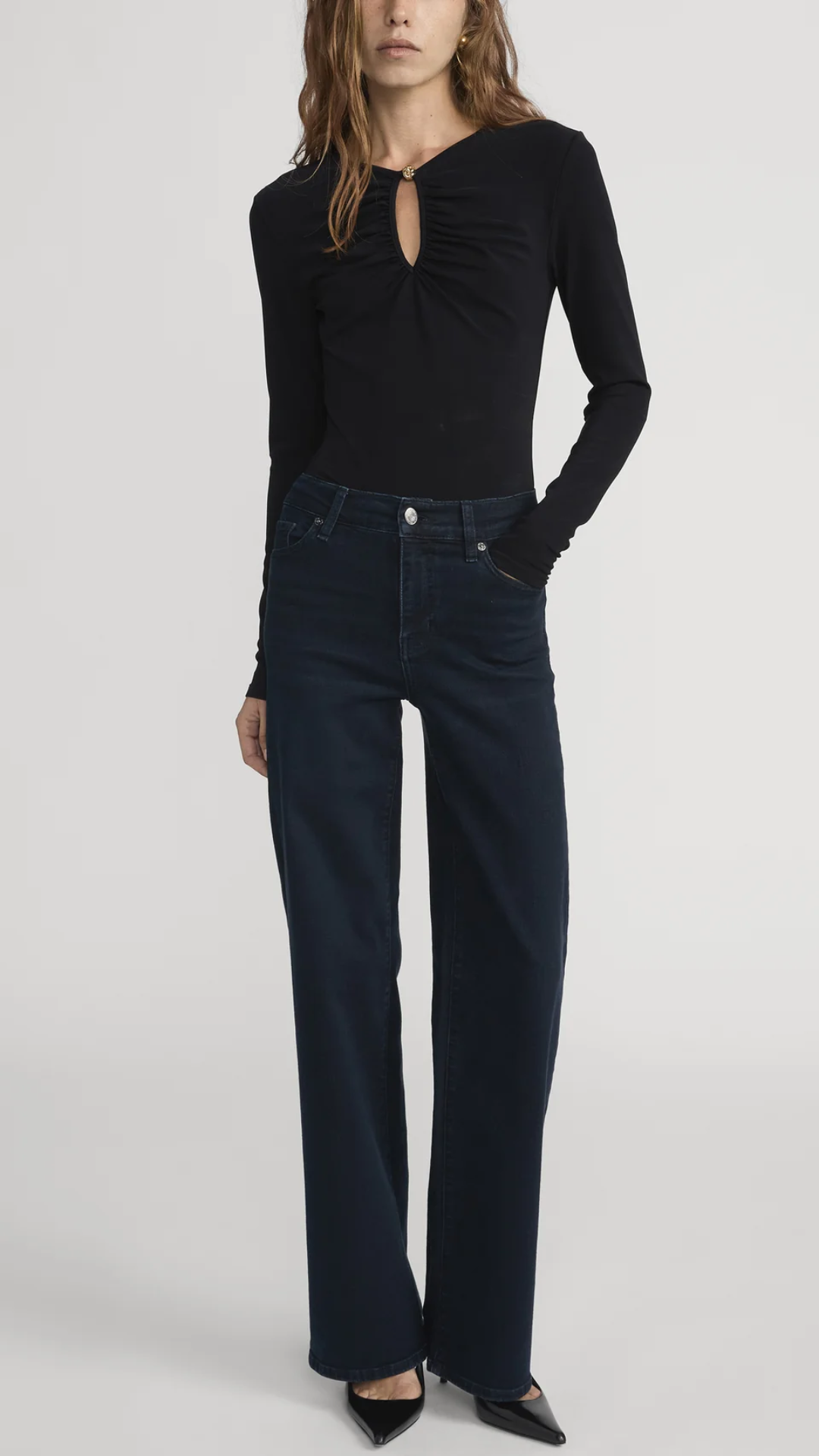 Frame Le Slim Palazzo Jean in Century