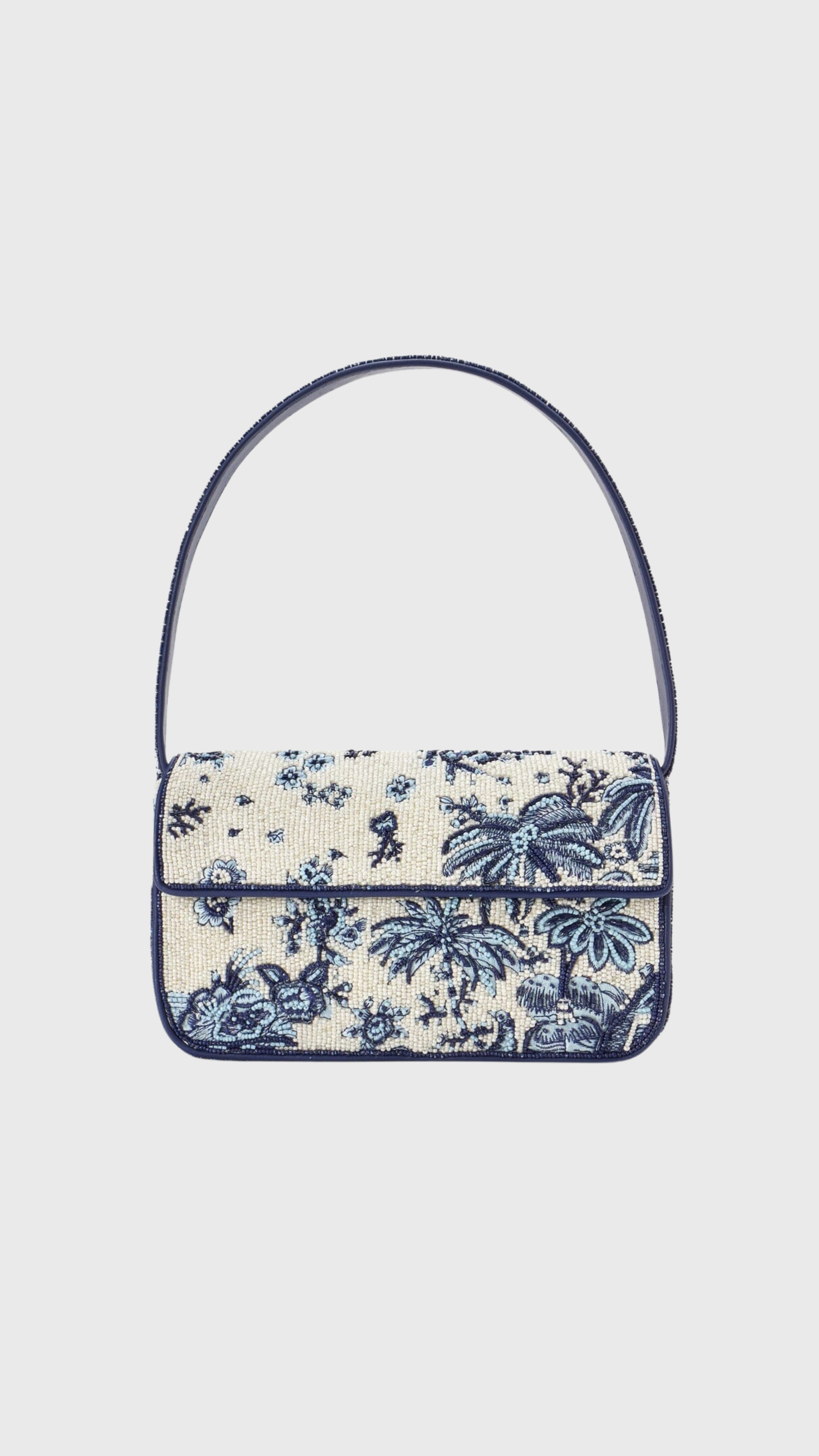 Staud Tommy Beaded Bag in Toile de Pup