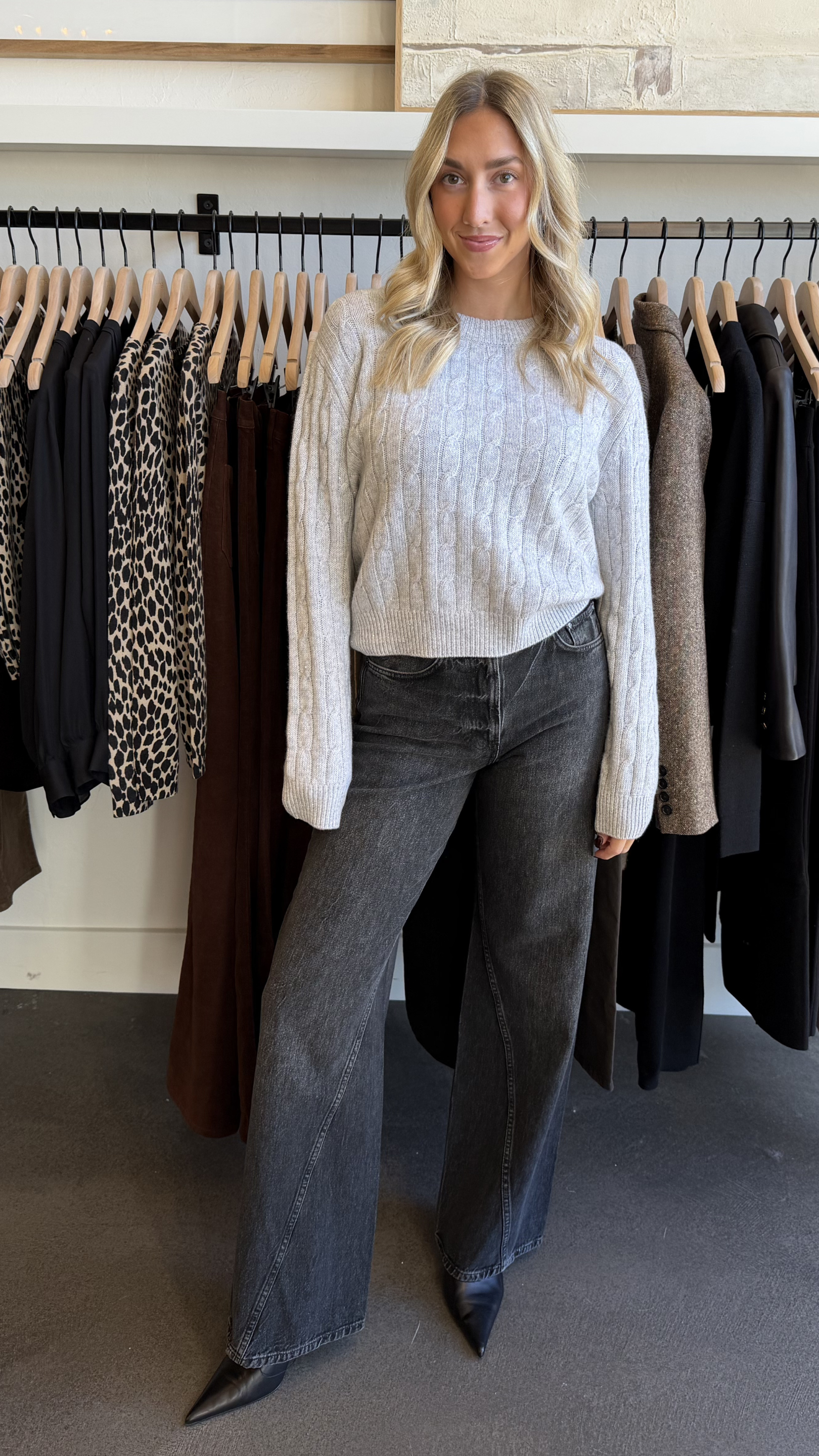 Arch 4 Clover Mews Sweater in Huskey Grey