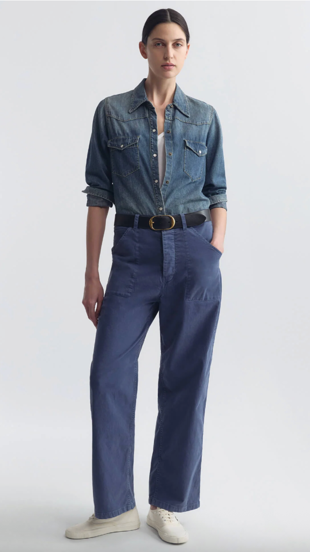 Nili Lotan Whitney Pant in Vintage Washed