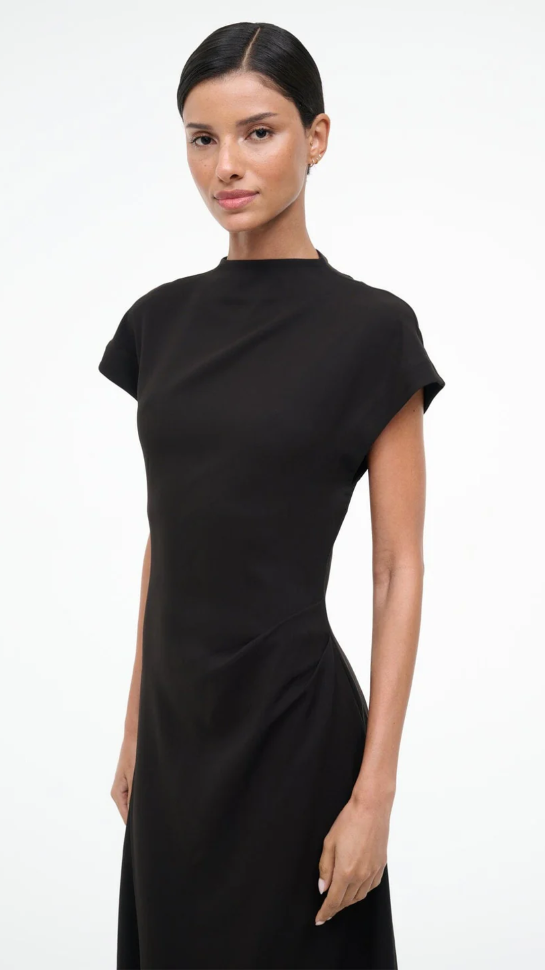 Staud Zaya Dress in Black