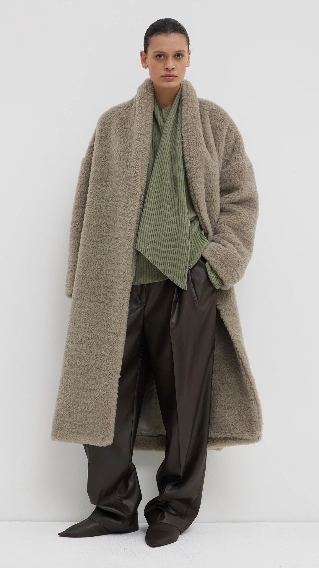 Christian Wijnants Carajo Coat in Macademia