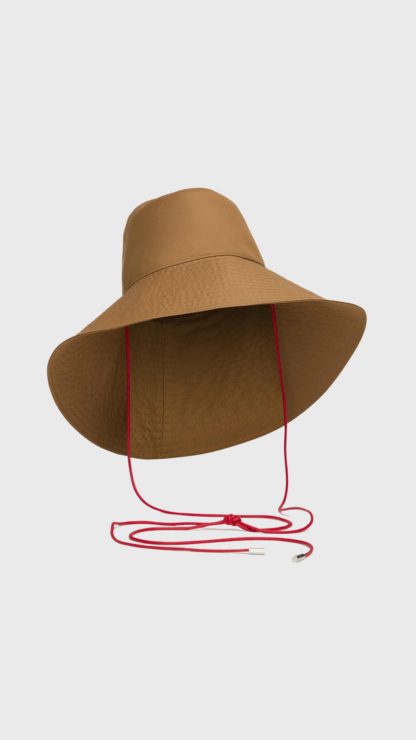 TWP Nantucket Sound Water Repellent Twill Hat in British Khaki/Red