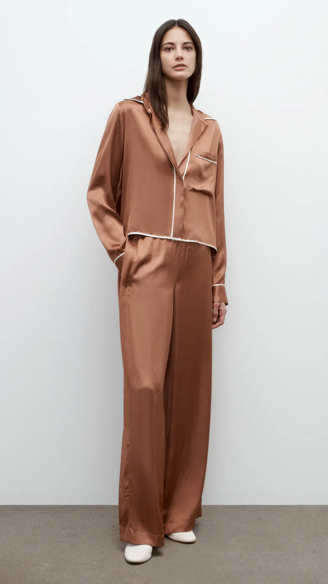 TWP Sleepover Shirt in Argan Oil