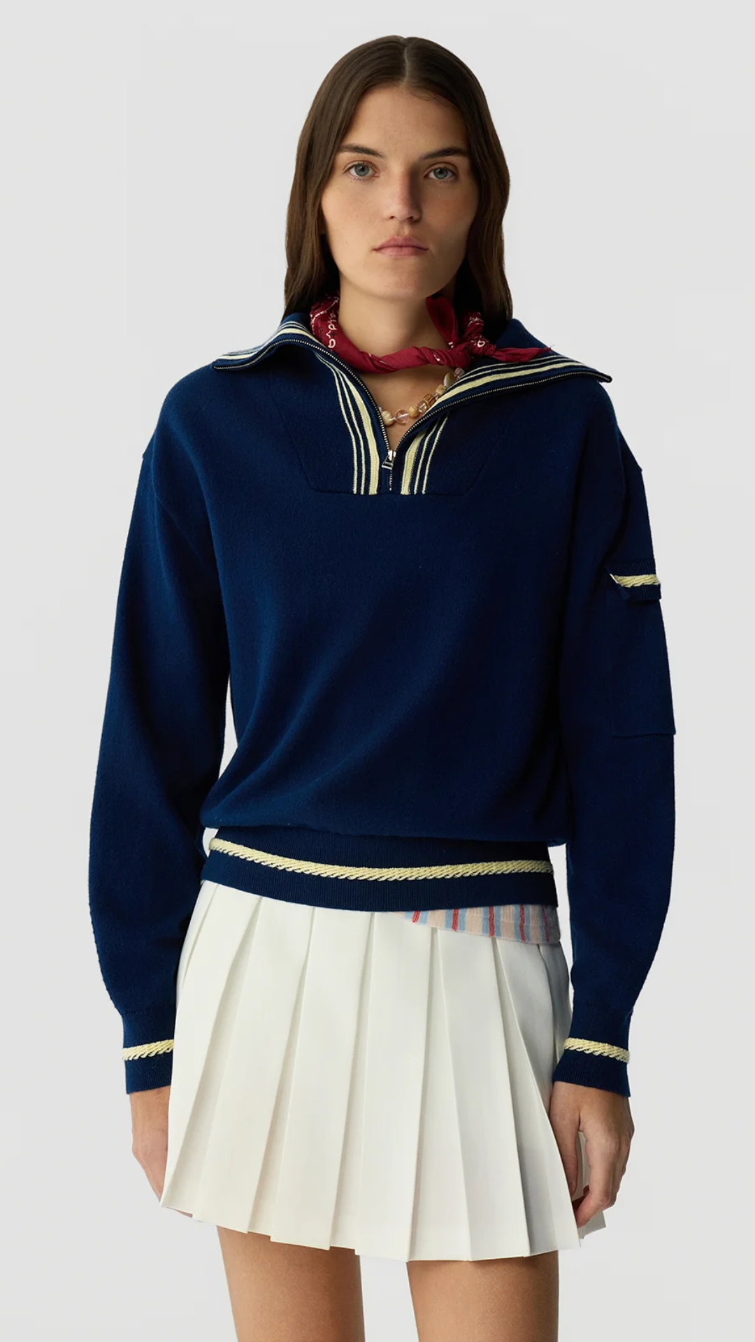 Guest In Residence Jib Polo in Navy