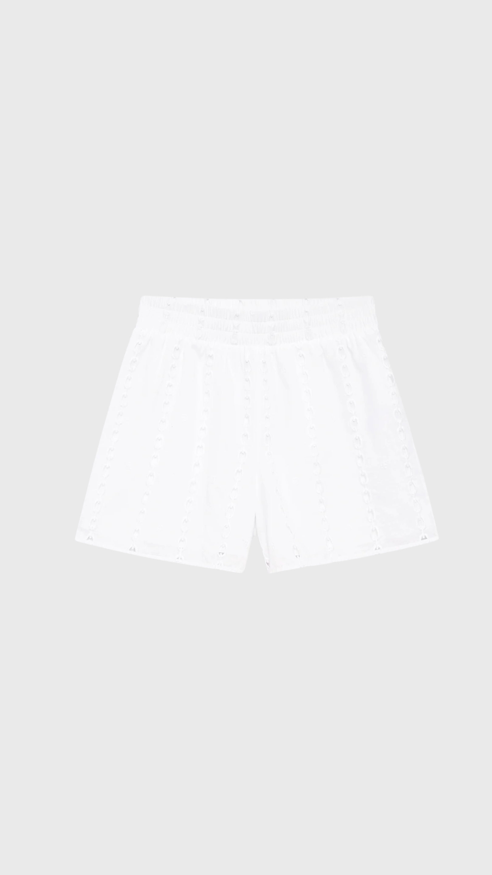 Anine Bing Kam Short in White