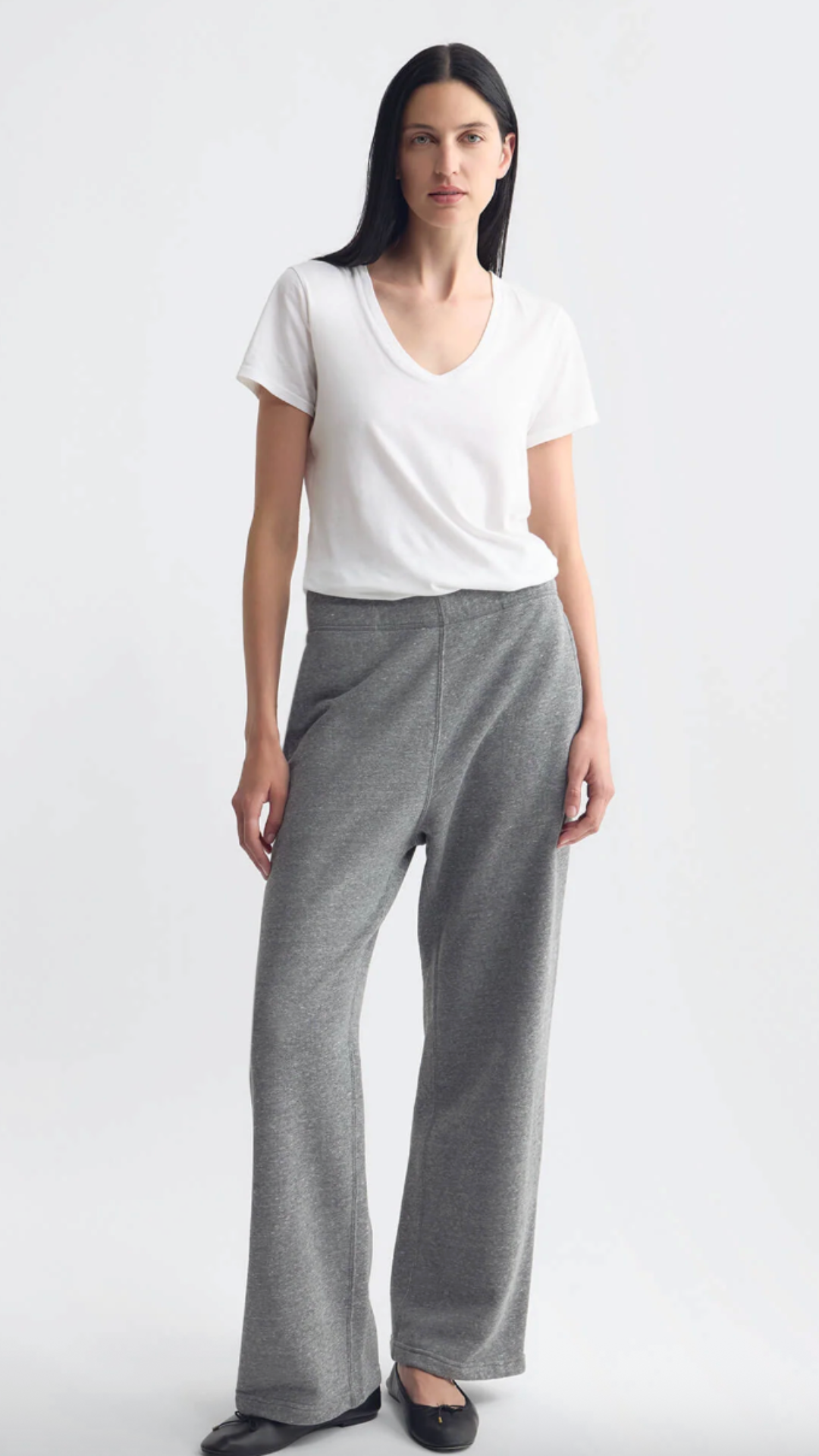 Nili Lotan Ben Sweatpant in Heather Grey