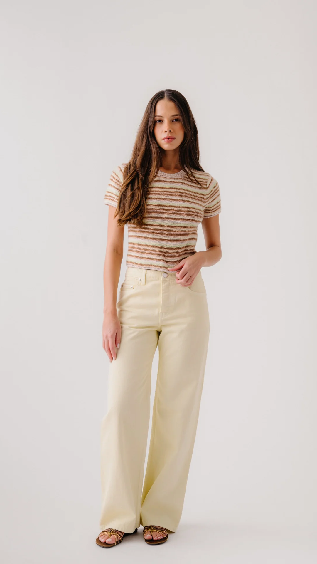 Sablyn Jude Short Sleeve Tee in Buttercup