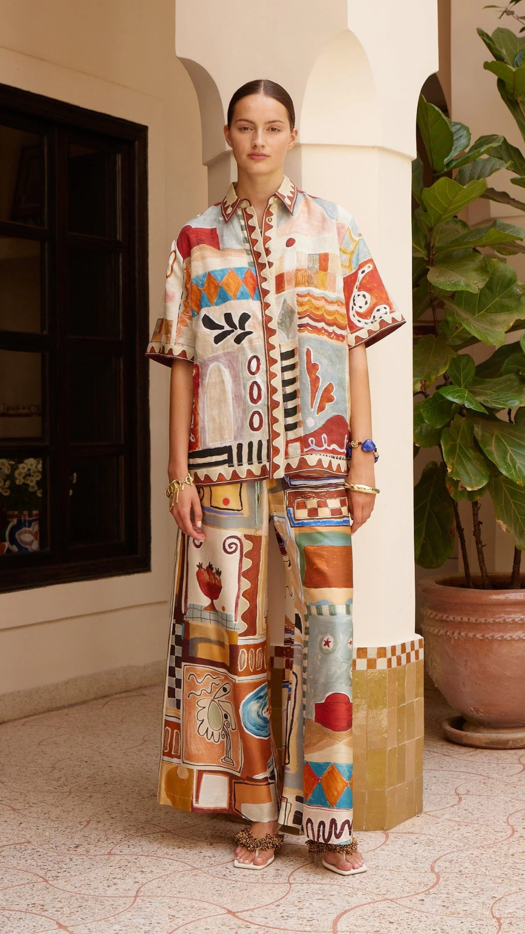 Alemais Michelle Shirt in Multi