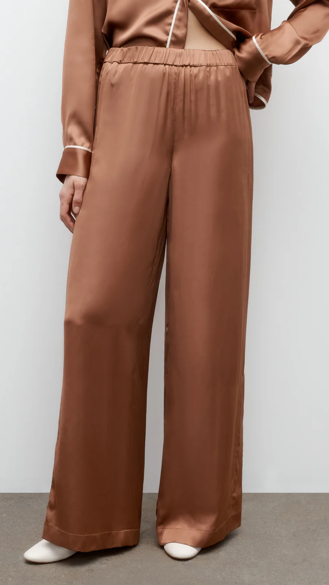 TWP Eve PJ Pant in Argan Oil