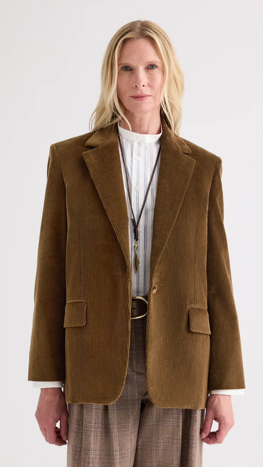 TWP Jillian Blazer in Pinecone