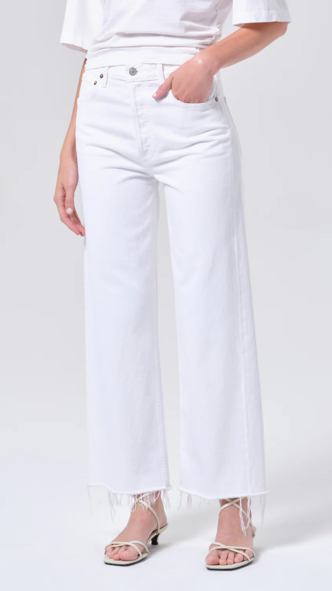 Agolde Ren Jean in Marshmallow