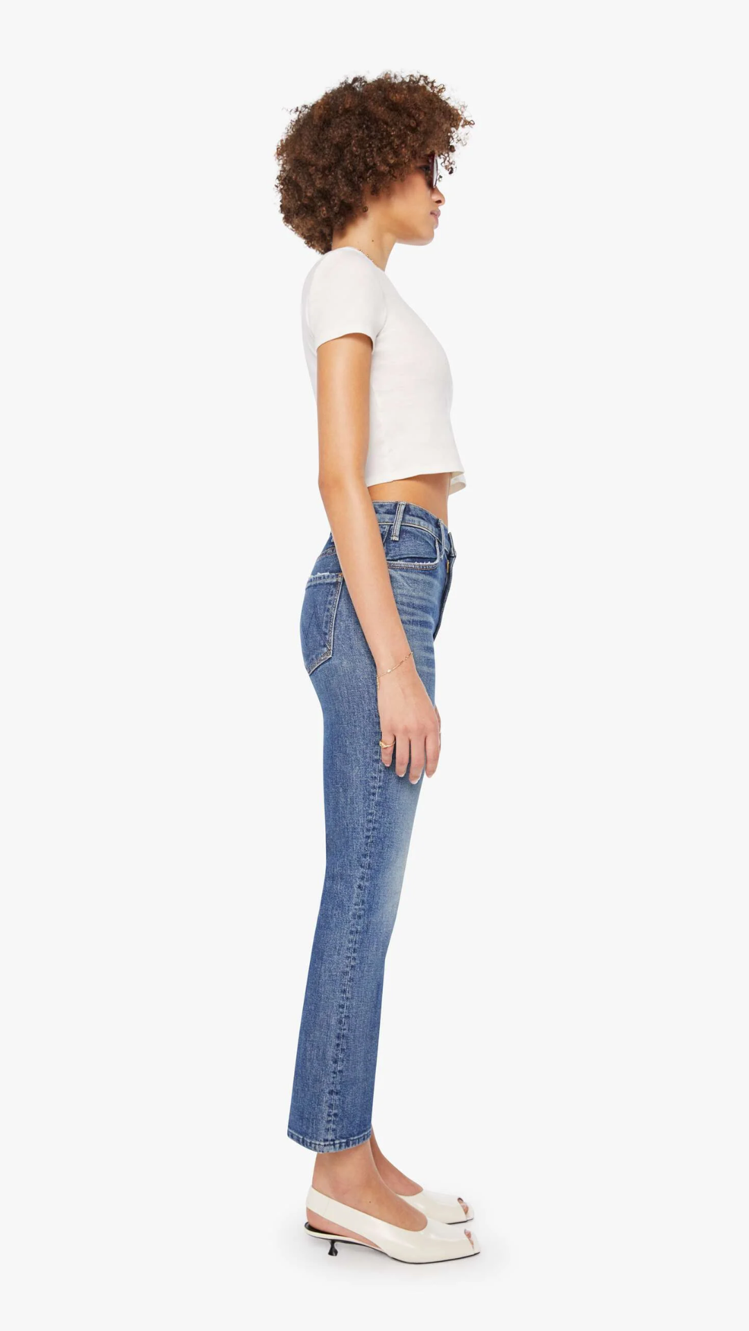 Mother The Hustler Ankle Jean in Bending The Rules