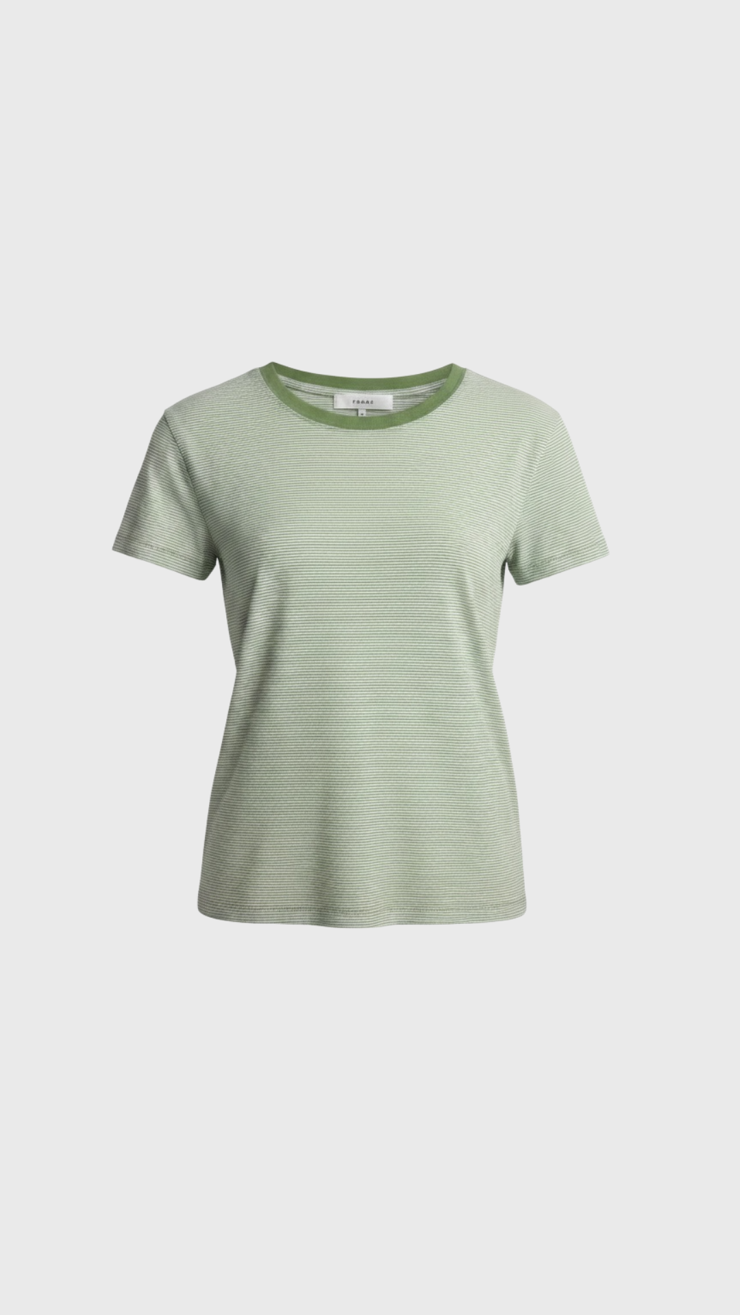 Frame The Baby Tee in Jade Green Multi