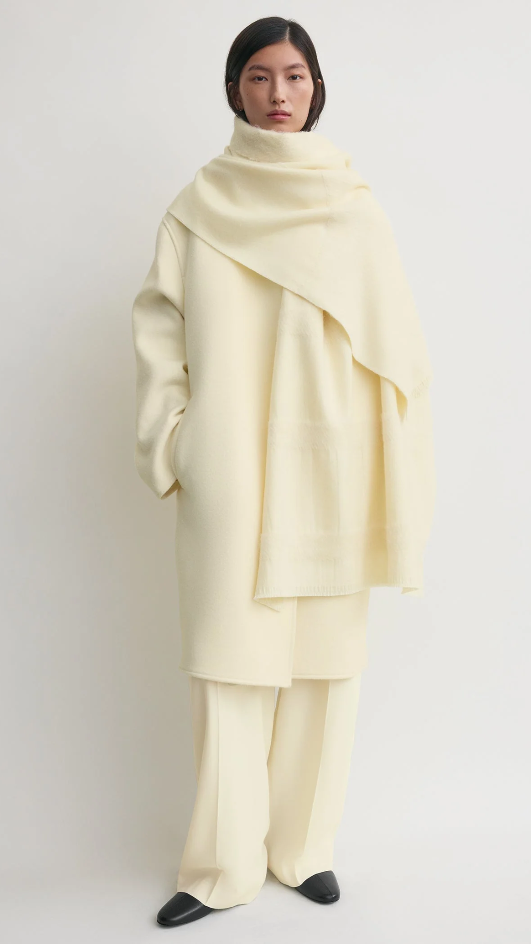 Toteme Monogram Twill Scarf