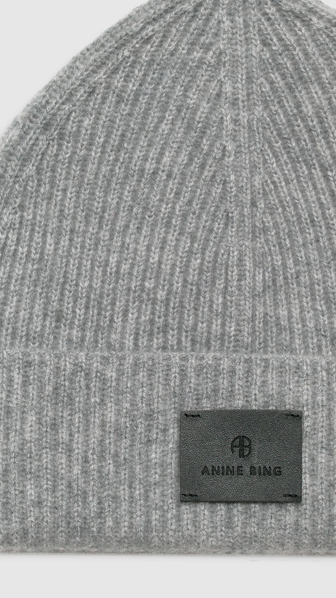 Anine Bing Carley Beanie in Grey