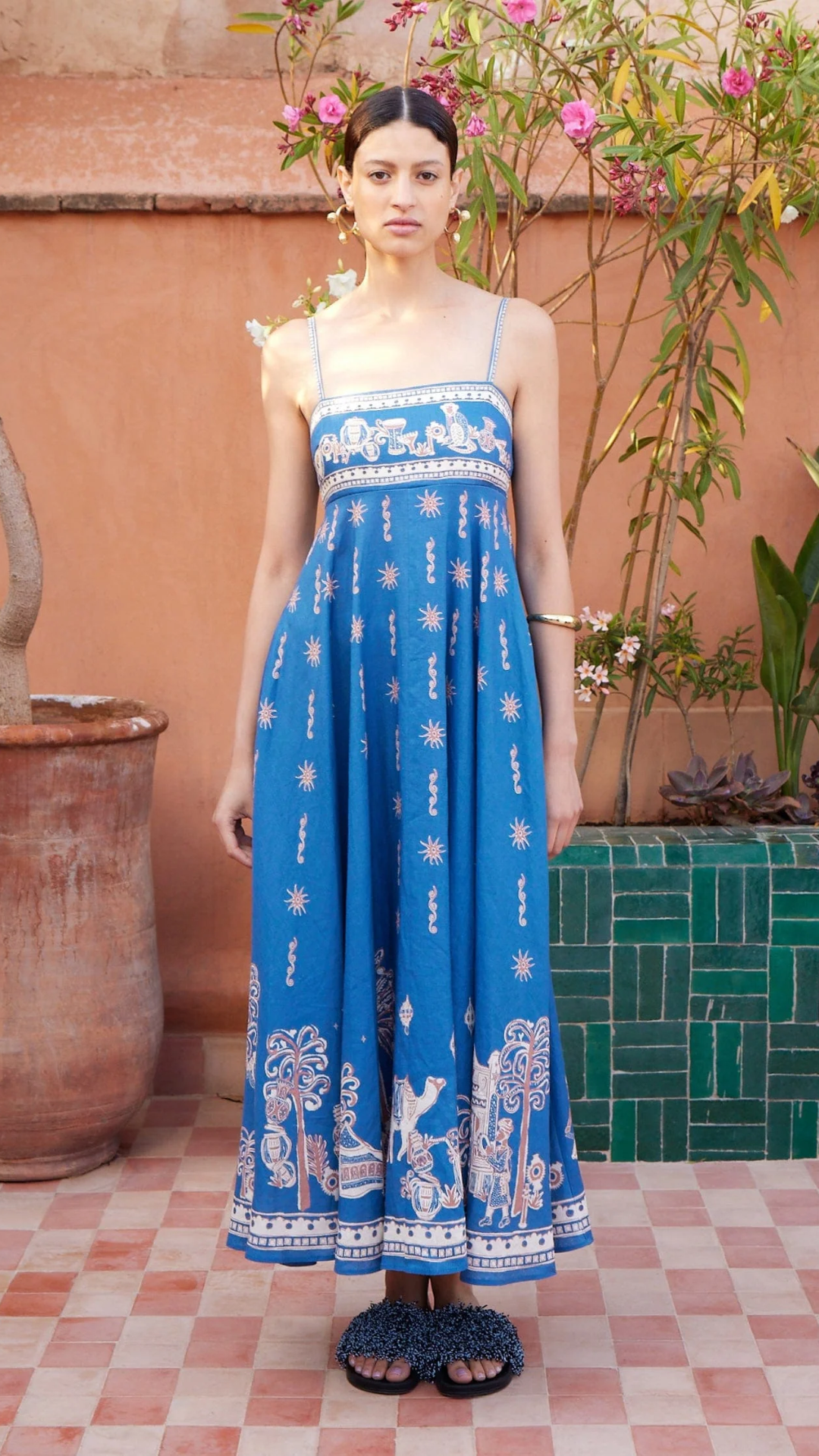 Alemais Acacia Sundress in Blue