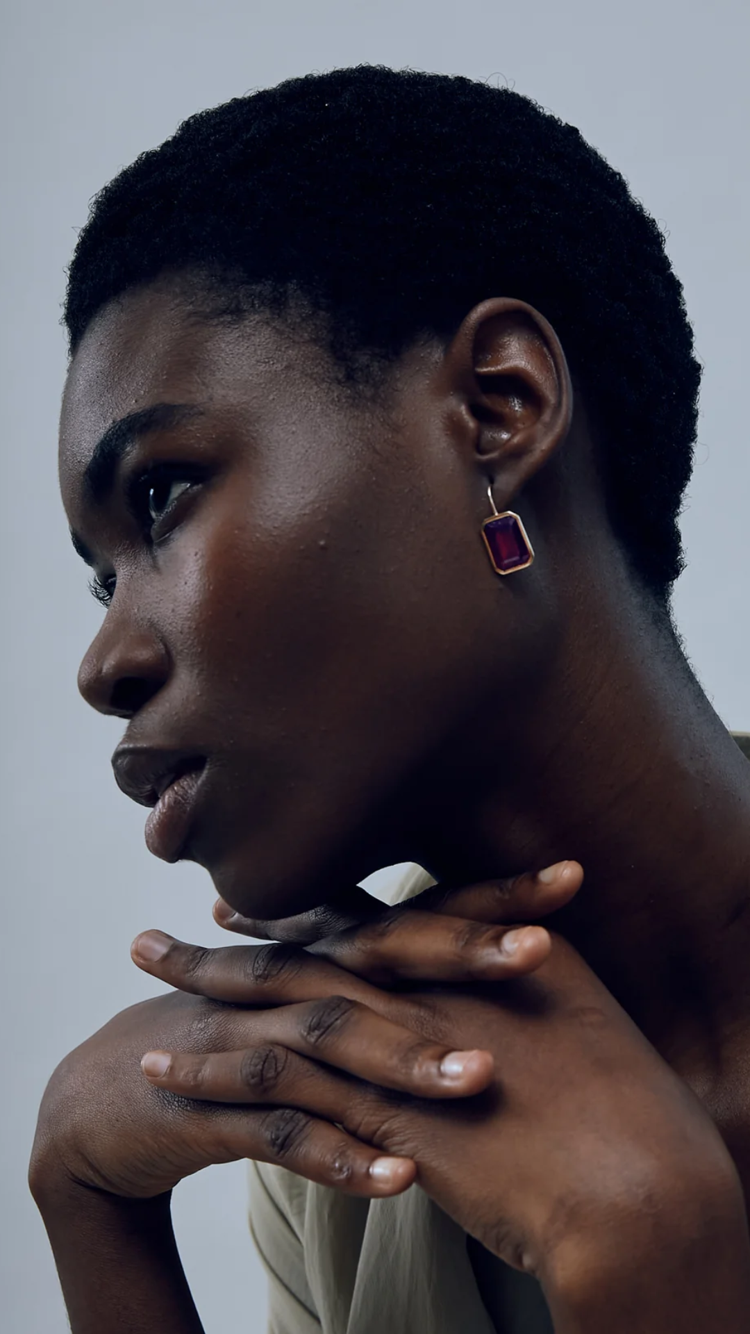 Lizzie Fortunato 14k Gold Aria Earrings in Hessonite Garnet