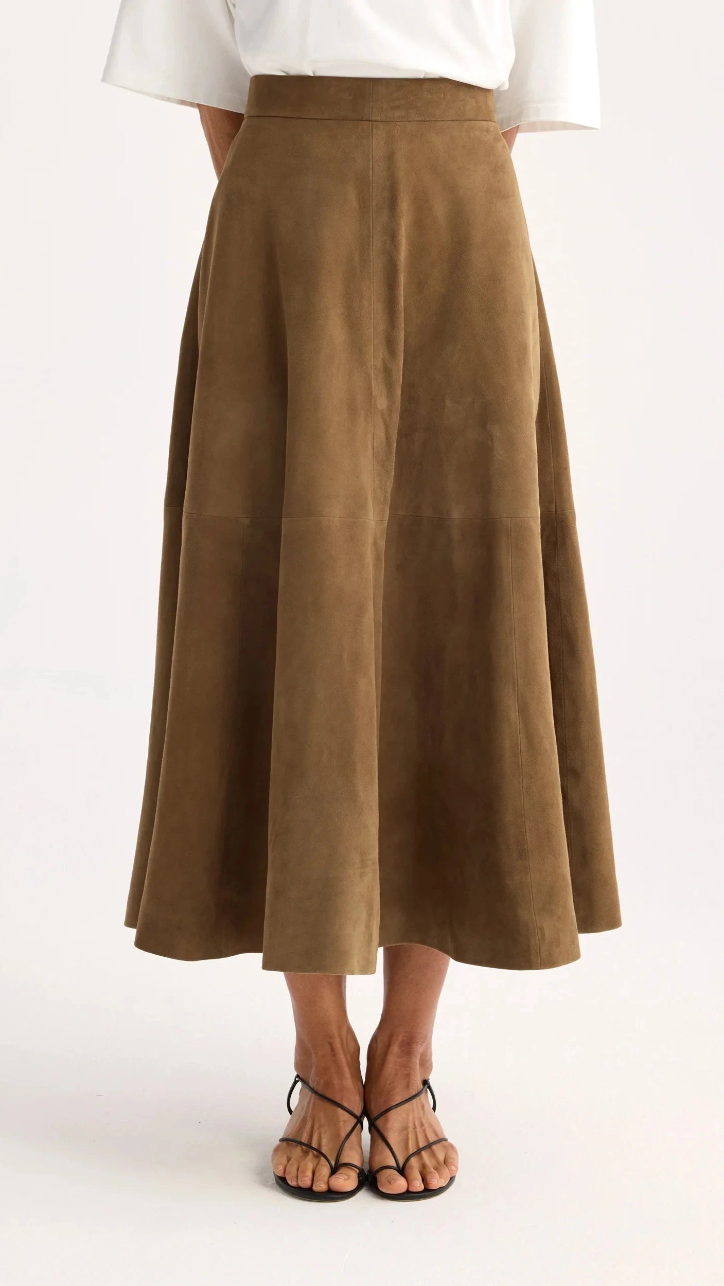 Rohe Suede A-line Skirt